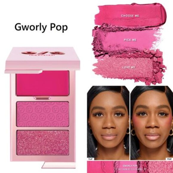 NIB ✅ ONE/SIZE #GWORLY POP Patrick Starr Cheek Clapper 3D Blush Trio Palette O/S - Picture 4 of 16
